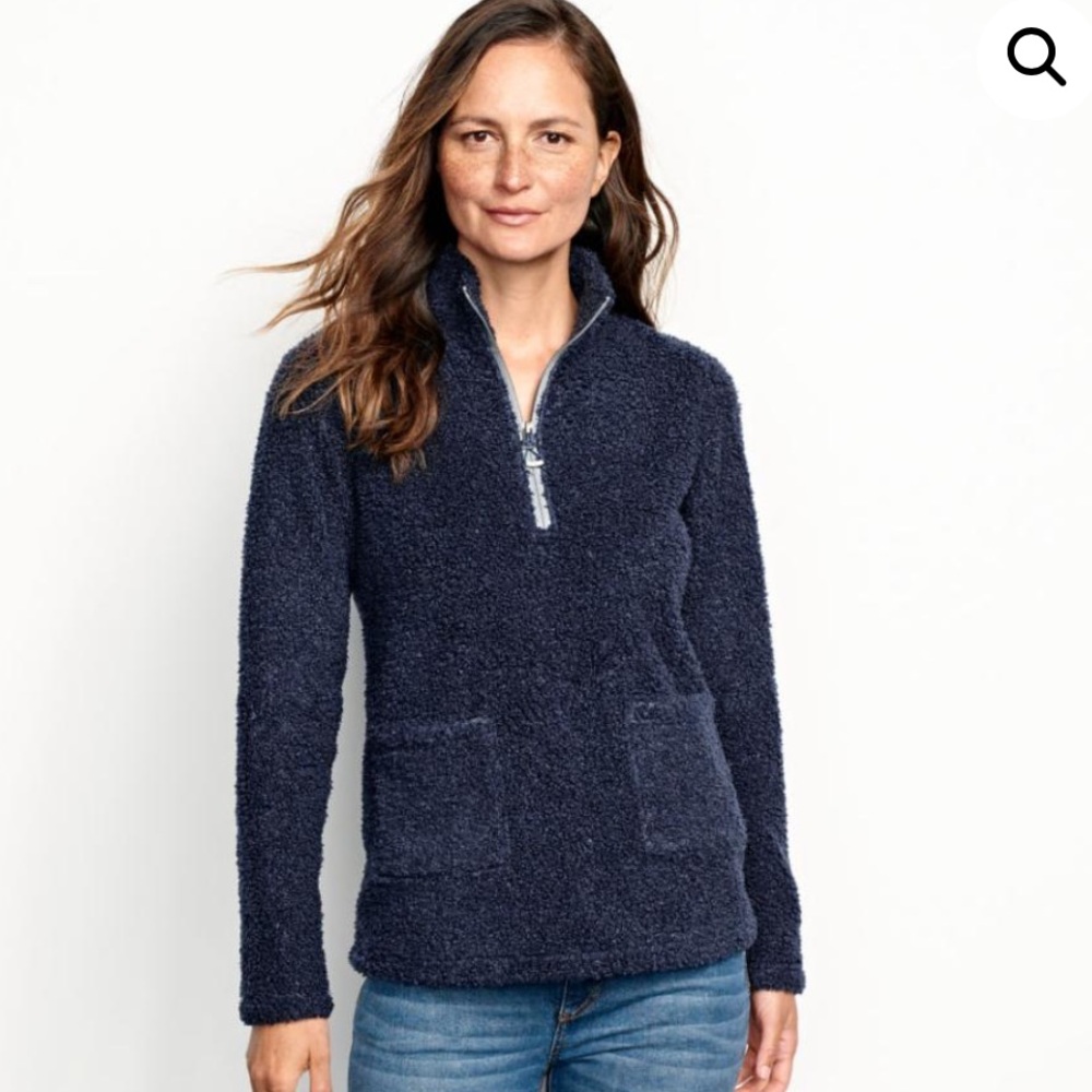 SHERPA PULLOVER BLUE MOON WOMEN ORVIS SWEATSHIRTS